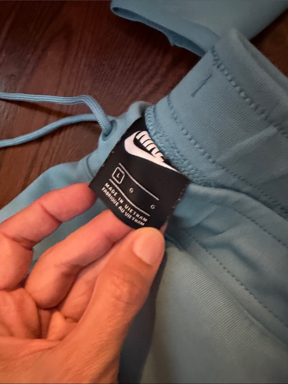 Nike tech Blue Hoodie & Joggers sweat pants fully set. Men’s L large - Picture 6 of 6